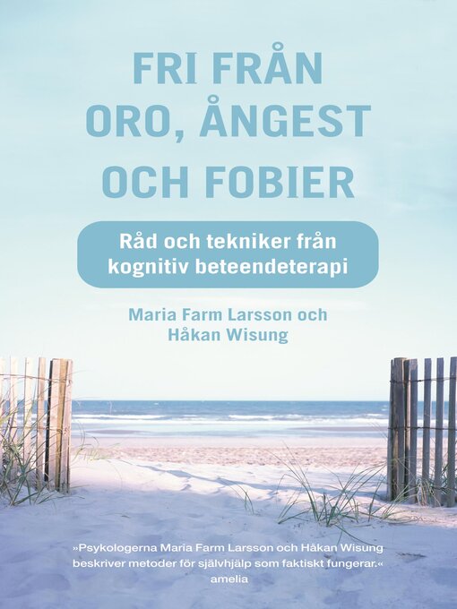 Omslagsbild för Fri från oro, ångest och fobier